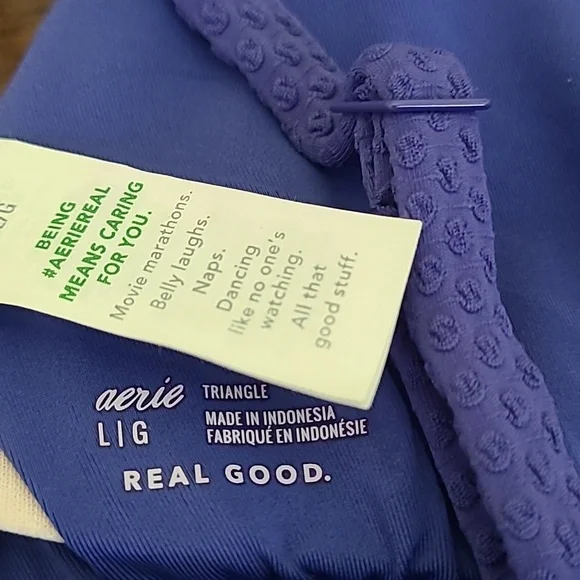 Aerie bikini top Padded Size Large.  New - Picture 4 of 4